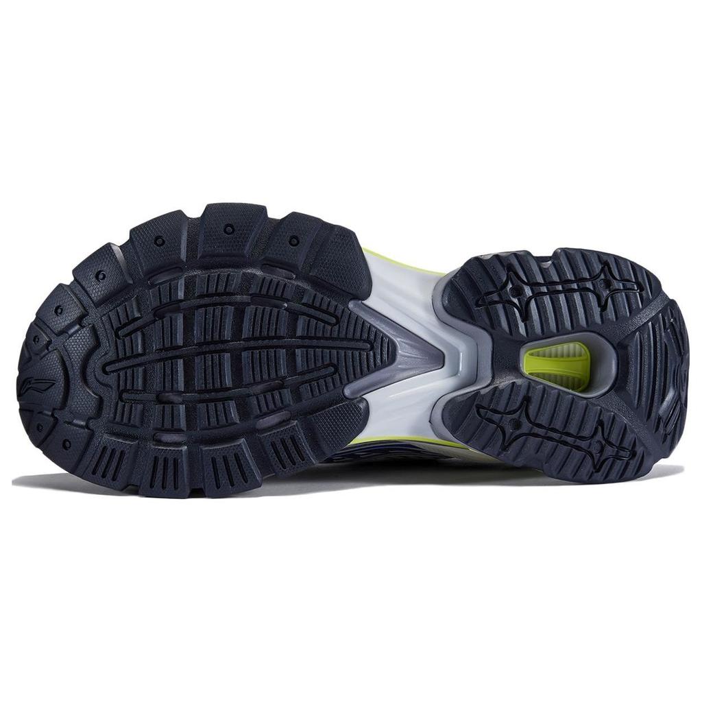 Li Ning Liejun BOW Удобные нескользящие износостойкие повседневные туфли с низким верхом Мужские повседневные туфли Сине-зеленые AZGT067-4