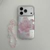 Korean Style Matte Gold Star Lily Phone Case IPhone 17 Pro Max 16 15 14 With Air Cushion Bumper