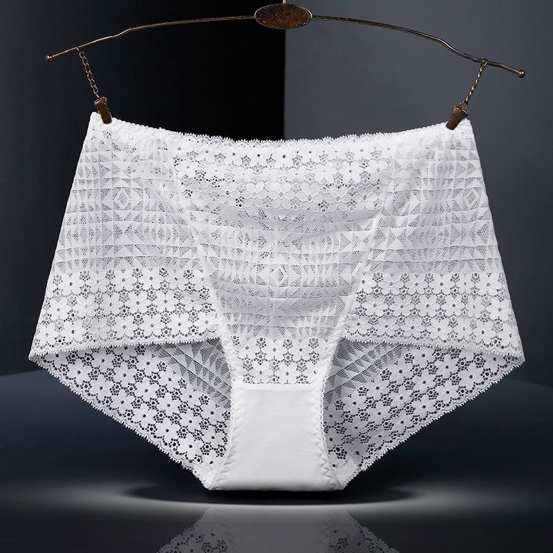 Сексуальные кружевные трусики с цветочным принтом, трусы с высокой талией, ажурные трусы, шорты для мальчиков большого размера, максимум 150 кг