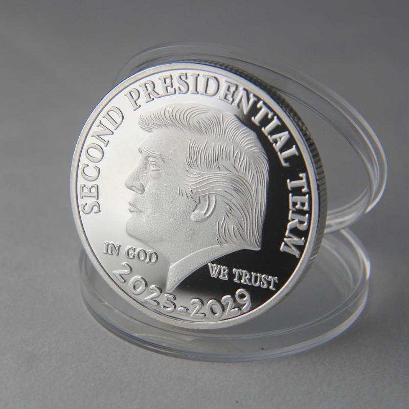 Памятная монета Трампа 2025-2029 гг. Медаль за гальваническую и гидравлическую краску для выпечки