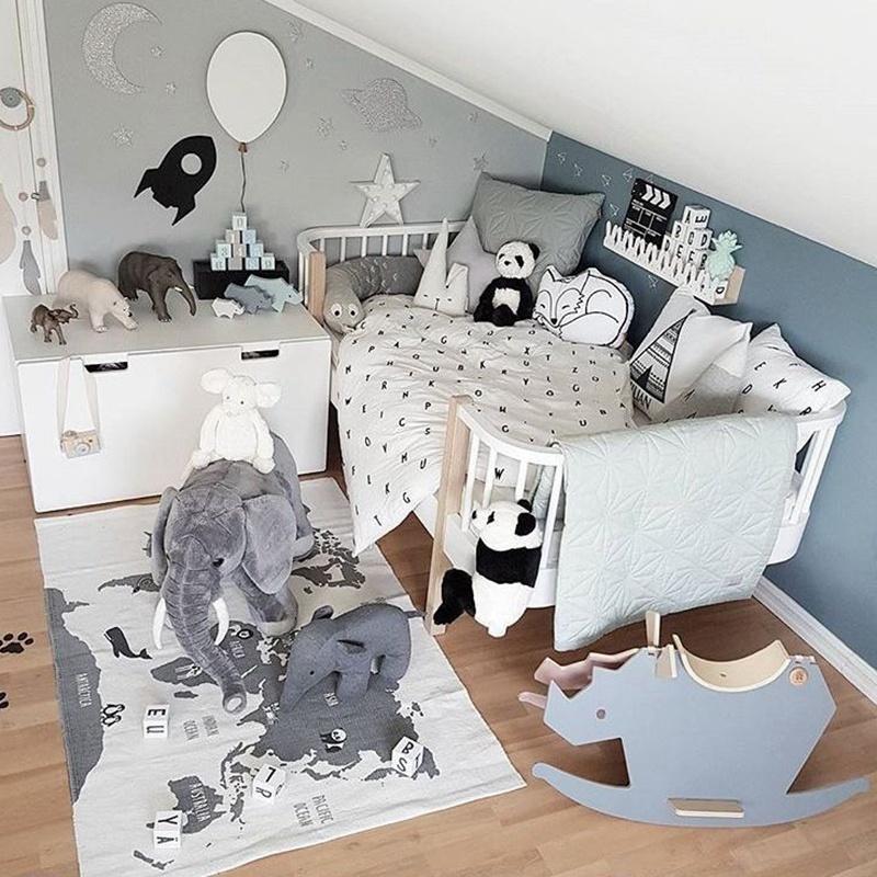 Карта мира, детский игровой коврик, игровое одеяло для ползания, детские коврики, коврики