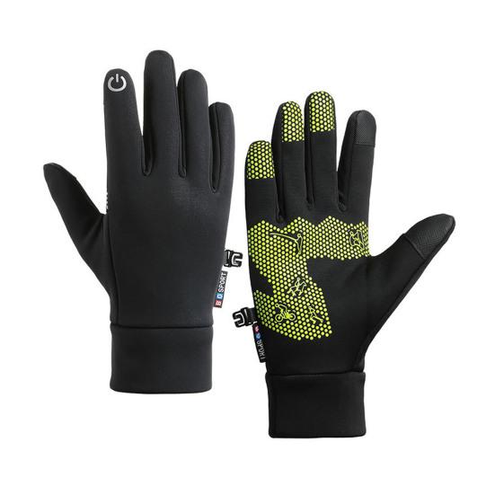 Зимние термоперчатки для мужчин и женщин, ветрозащитные, теплые флисовые перчатки для сенсорного экрана, для холодной погоды, езды на работу, катания на лыжах