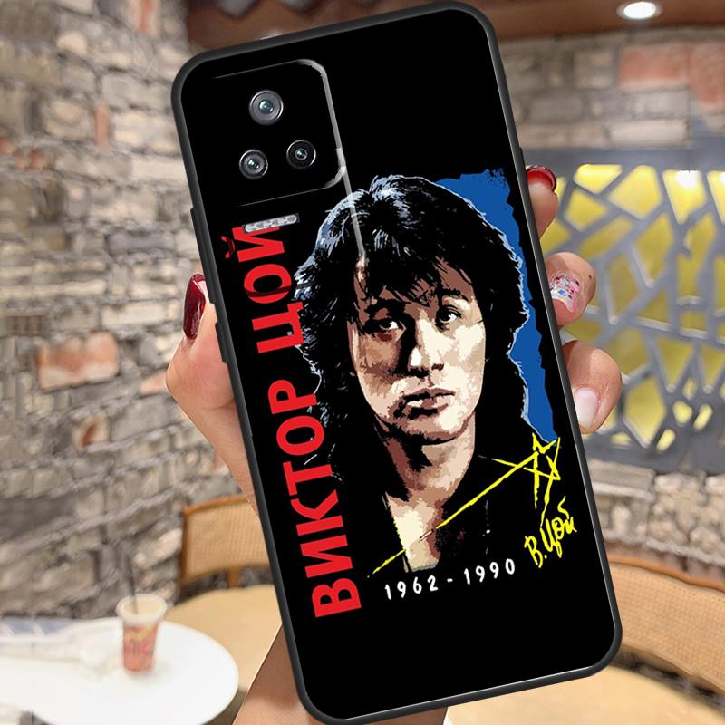 Чехол Viktor Tsoi для Xiaomi 15 Ultra 13 14 11T 12T 13T 14T Pro POCO X7 X3 X5 X6 Pro M6 F5 F6 Pro
