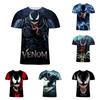 Stylish Women Men Movie Venom Comic Print Casual 3d T-shirt For All Seasons