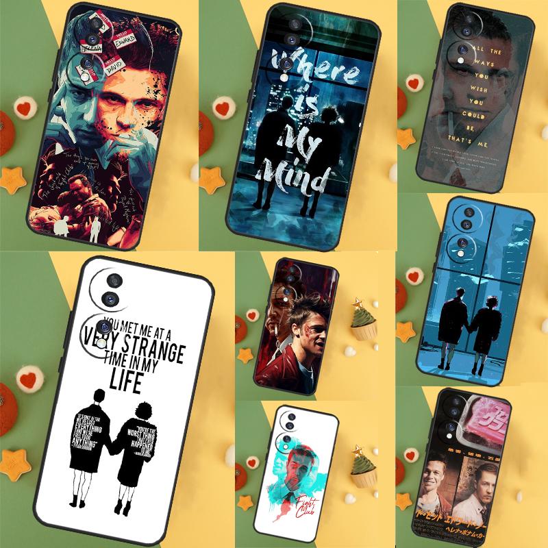 Чехол Jack Marla Fight Club для Honor X8a X9a X7a X6a X6 X7 X8 X9 X8b X9b 90 70 50 Magic 5 Pro Magic 6 Lite