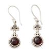 Vintage Moonstone Red Onyx Earrings On Sale At Amazon