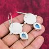 Серьги из цельного серебра 925 пробы с ларимаром, серьги с драгоценными камнями ручной работы на День памяти