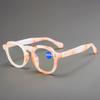 2025 Classic Anti Blue Bright Round Frame Reading Glasses Retro High-end Anti Radiation Male and Female Presbyopia Glasses