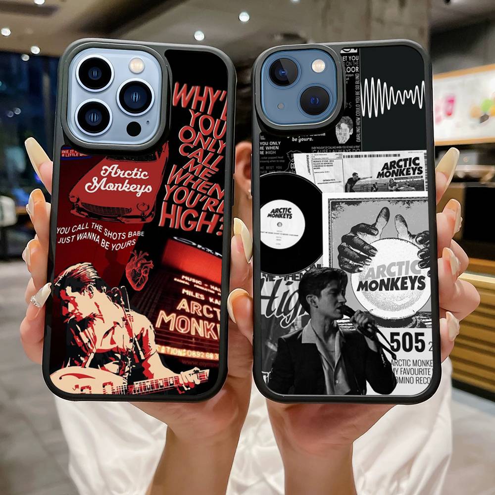 Группа Arctic Monkeys Чехол для iPhone 11 12 13 14 15 Pro Max 17 16 Plus Жесткий PC+TPU Задняя крышка
