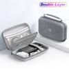 New Waterproof Double Layers Storage Bags Cable Cord Organizer Travel Bag Small Electronics SD Card Power Bank Storage Bag