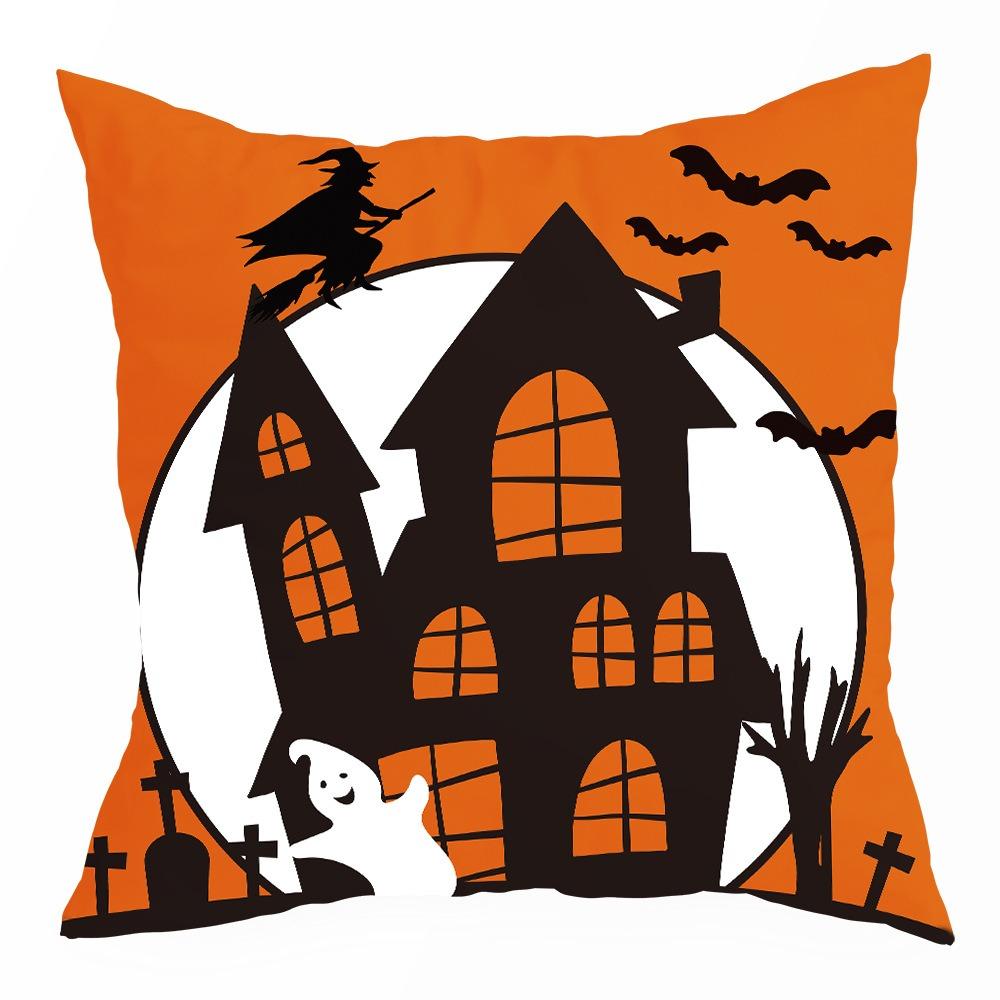 Halloween Holiday Party Decoration Pillow Cover Suitable for Home Living Room Sofa Room Decoration Friend Gift