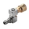 360° Swivel Pressure Washer Adapter Copper/Aluminum Quick Connect Adaptor  Garden Use