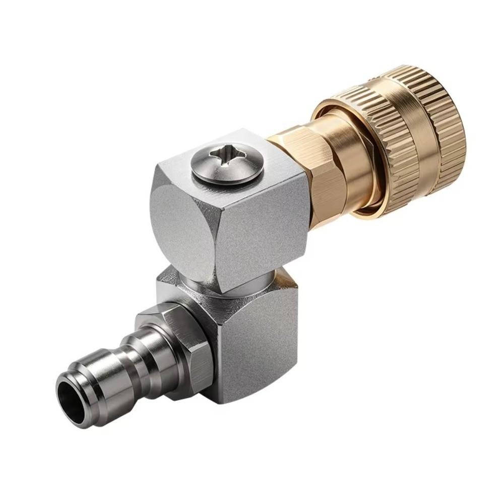 360° Swivel Pressure Washer Adapter Copper/Aluminum Quick Connect Adaptor Garden Use