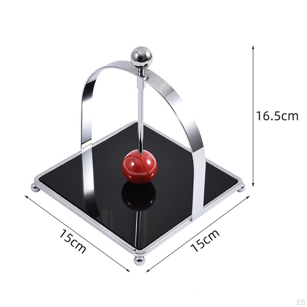 Home Napkin Holder Simple Smooth Paper Organizer Portable Iron Tissue Rack Storage for