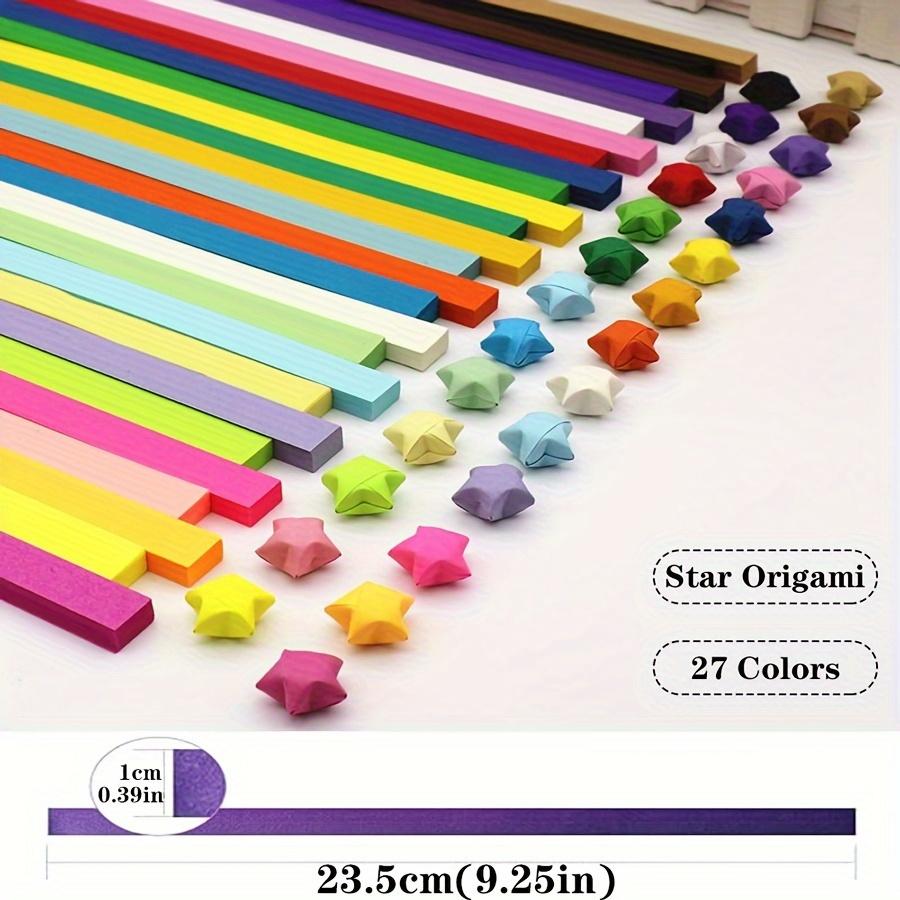 Pack of 1030 Sheets of Star Origami for Handmade DIY Lucky Star Origami, Perfect for Creative Handicraft Color Decoration And Bedroom Decor.