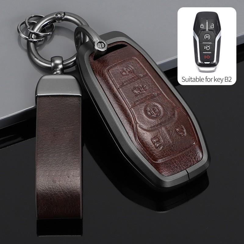 Metal Protective Key Shell for 2015-2017 Ford Mustang - Unisex Design
