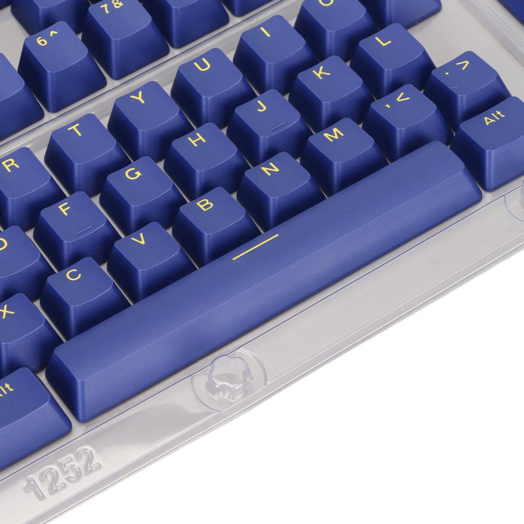 132 Key PBT Keyboard Keycaps OEM Height Secondary Injection Molding Combination Matte Keycaps for Mechanical Keyboard