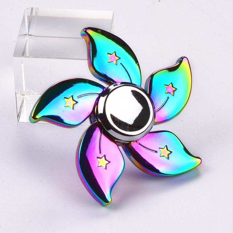 «Цветной металлический сплав Fidget Gyroscope»: Вращающийся декомпрессионный инструмент для снятия стресса"