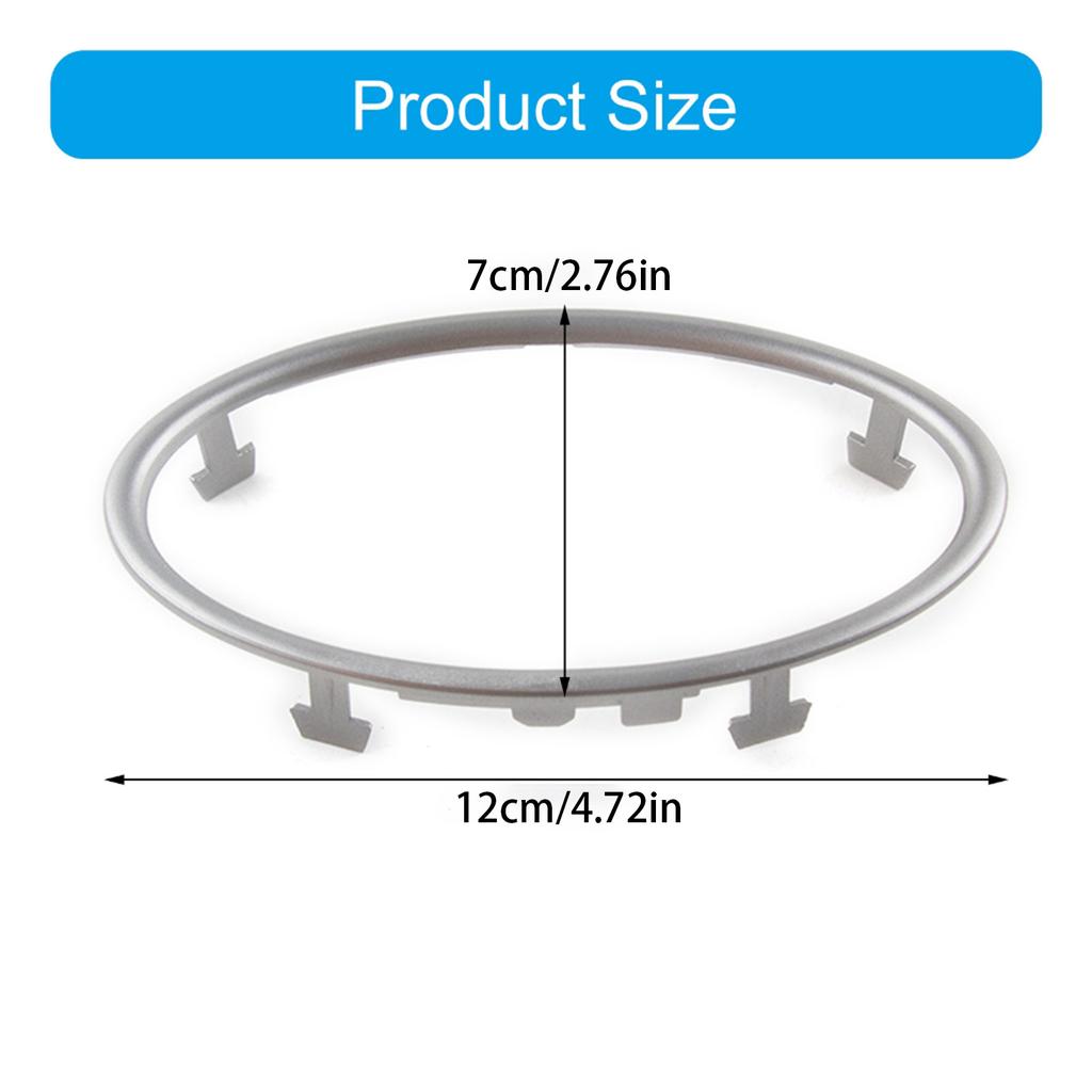 4 шт. Автомобильный кондиционер отделка выходного отверстия крышка украшения круг кольца наклейка автомобильный аксессуар для роскошного салона сенсорный