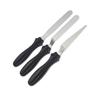 Small Cranked / Angled Spatula Palette Knife Set of 3,  Cakes / Icing / Sugarcraft / Fondant - Cake Decoration Tools