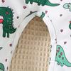 1-24 Months Infant Baby Cute Heart Dinosaur Full Print Romper Long Sleeve Jumpsuit