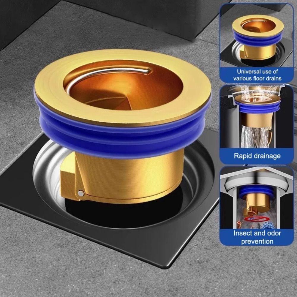 4pcs Anti-smell Floor Drainer Core Deodorant Plug Floor Strainer Drain Valve Sewer