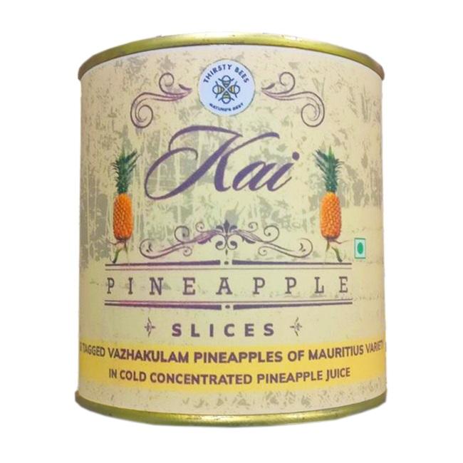 Консервированный ананас в собственном соку (850 г), Canned Pineapple In Pineapple Juice, Kai