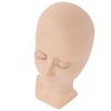 Съемная одинарная складная голова манекена для ресниц, силиконовая учебная модель для макияжа