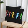 Alan Animation Becker Music 2 Pcs Square Pillowcase Pillow Cover Cushion Decor Comfort Throw Pillow For Home Sofa
