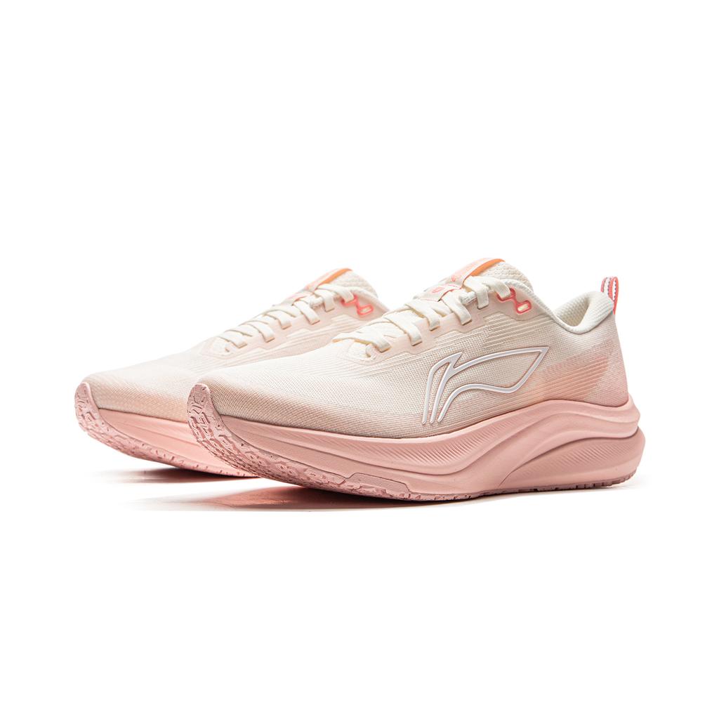 Li Ning Red Rabbit 8 Body Measurement Examination Marathon Training Professional Running Shoes Women Sneakers White Pink ARPV004-12