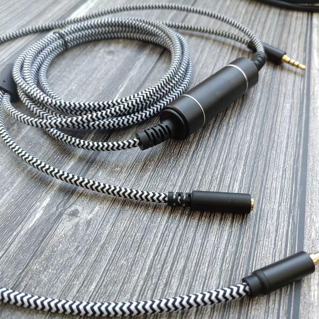 Chat Link Pro Cable Capture Voice Chat Gameplay 2M Sound Extra Long Cable Sturdy and Stretchable Chat Link Pro Cord