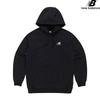 New Balance Футболка с капюшоном Half Club Nbn0c21013 Bk Essential Small Logo Common с длинным рукавом