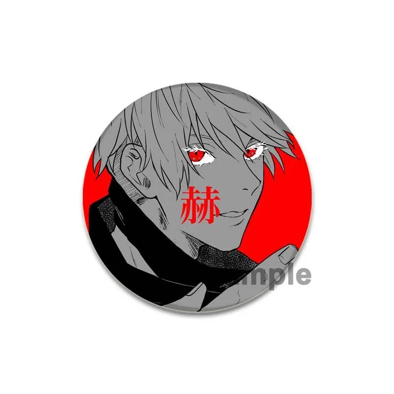 32/44/58mm Cute Anime Style Jujutsu Kaisen Brooch Satoru Gojou Cosplay Comic Button Pins Clothes Backpacks Cartoon Badge Jewelry Accessorie