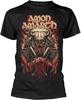 Футболка с графическим изображением боевого топора и черепа викинга Amon Amarth