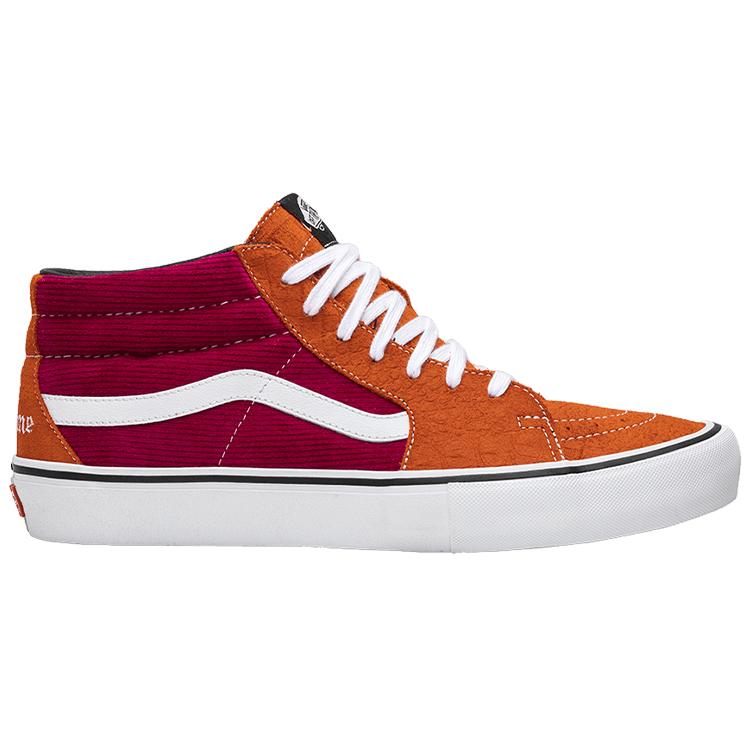 Sk8 Mid Supreme x Sk8 Mid Vans Pro 'Вельветовый Крок' VN0A347UPUJ