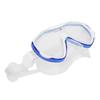 Adult Diving Goggles Face Shield Glasses Silicone Professional Snorkeling Equipments(MK‑102 Blue )