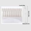 10Pcs/Set Shower Head Cleaning Brush White Small Brush Anti-Clogging Nylon Pore Gap Clean Brush For Phone Hole Kitchen Bathroom