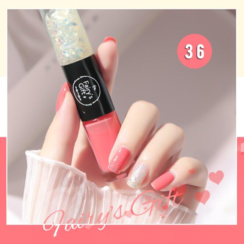 Двойной лак для ногтей быстро сохнущий