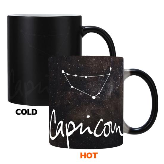 Horoscope Heat Changing Mug 11oz Constellation Tea Cup Ceramic Heat Sensitive Coffee