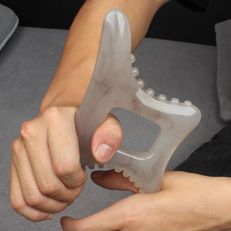 Топор в форме доски Гуаша смола пчелиный воск массажер скребок китайский инструмент Гуаша для лица шеи спины тела акупунктурное давление