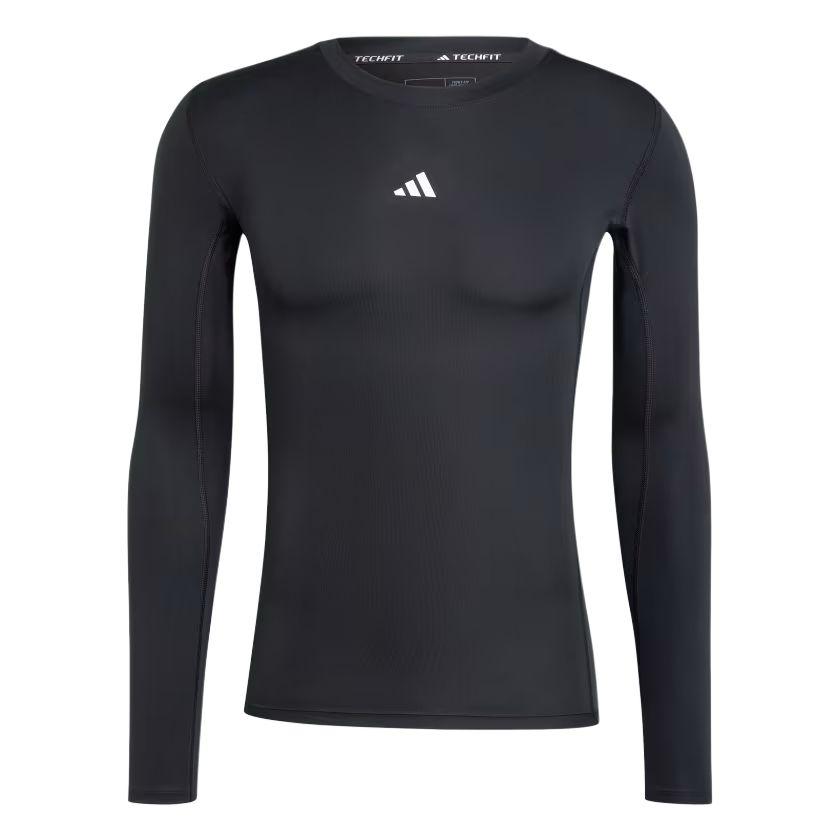 adidas Бесплатная доставка с AdiClub Techfit Компрессионная тренировочная футболка с длинным рукавом JE6702