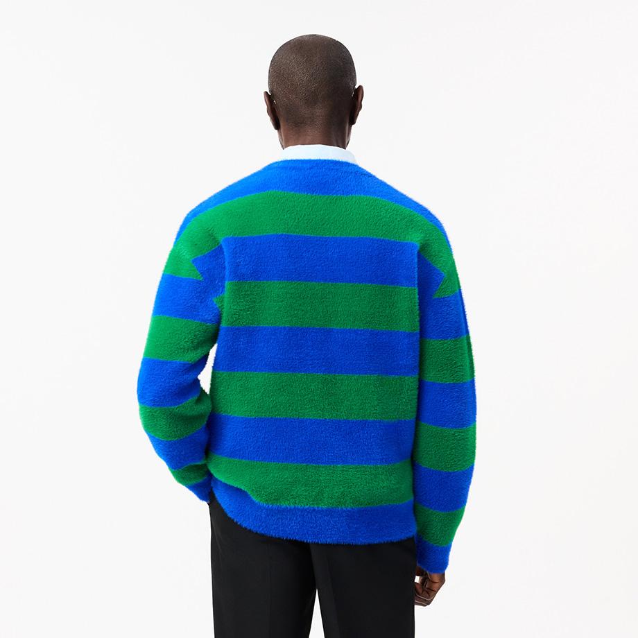 Lacoste Мужской двусторонний полосатый пуловер AH2915-54NICJ