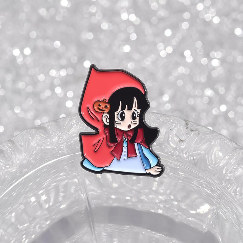 Cartoon Character Playful Brooch Alloy Pin With Colorful Enamel Finish Everyone For
