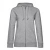 B&C Unisex Adult Inspire Heather Zipped Hooded Jacket
