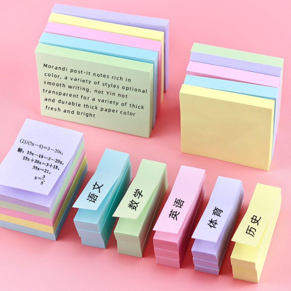 100 Sheets Paper Scrapes Stickers Colored Colorful Notepad Writing Pads Sticky Notes Office