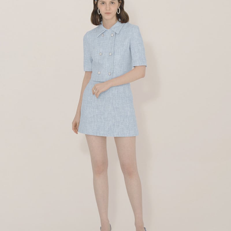 ICE GARDEN Твидовая повязка для волос