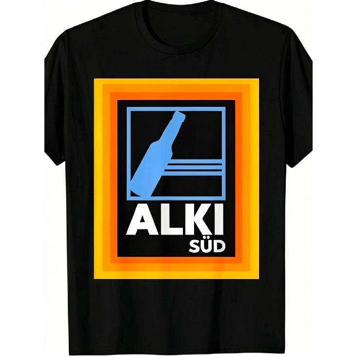 Alki Milk Parody Alcohol Drinking Party Malle Meme T-Shirt Men's T-Shirt Funny Perfect for Home|Outdoor|Work|Gifting (Valentine's