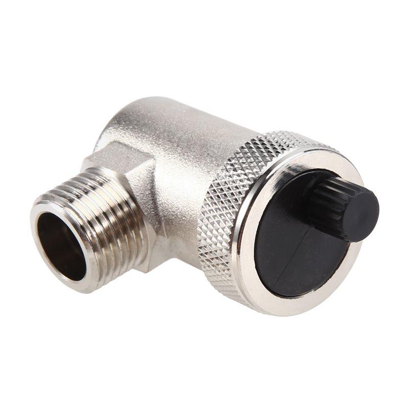 A84E-Automatic Quick Bleeder For Water Heating HVAC System External Thread Pressure Relief Valve Quick Bleeder Valve