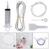 5Pcs/Set Clean Brush Kit for Refrigerator Drain Wash Brush Suction Syringe 1.5M Hose Fridge Drain Hole Cleaner Stick Dredge Tool