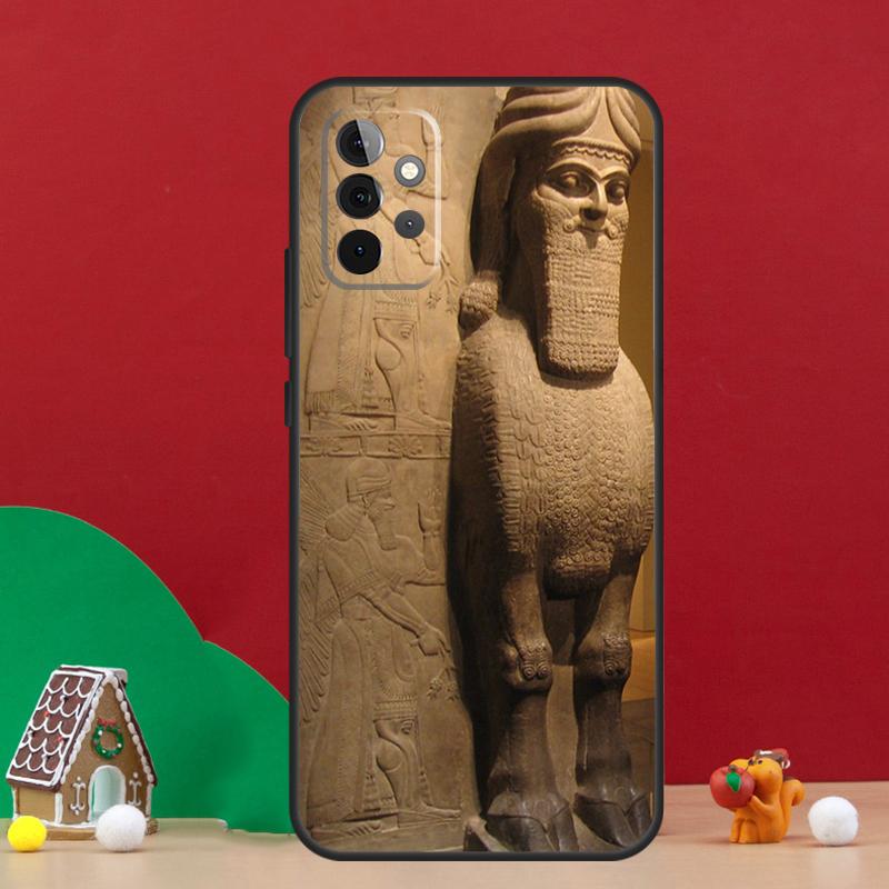 Крылатый Лев Ламассу Ассирийский Чехол Для Samsung Galaxy A55 A52 A32 A12 A33 A06 A16 A26 A36 A56 A15 A53 A13 A34 A54 A14 A17